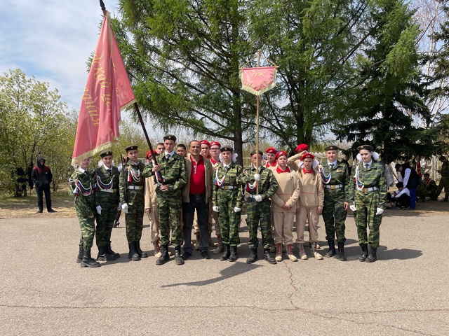 Закрытие юбилейной Вахты памяти.